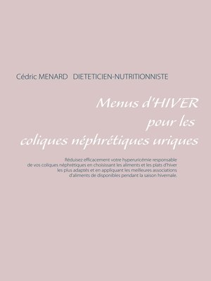 cover image of Menus d'hiver pour les coliques néphrétiques uriques